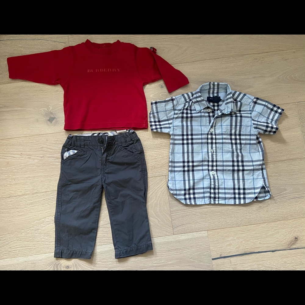 Burberry boys clothing lot